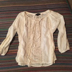 Karen Kane Peasant/ Boho Blouse